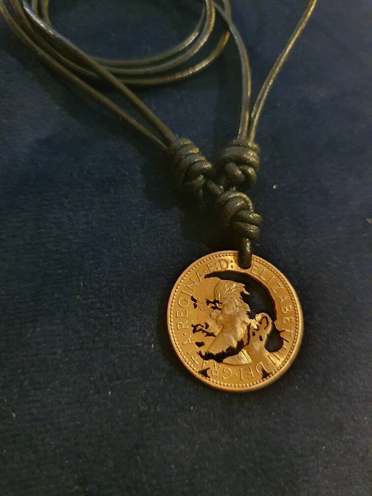 Handmade coin cut  necklace Zlatan Ibrahimović