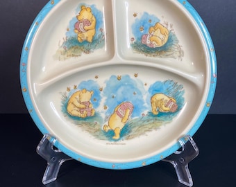 Selandia Winnie The Pooh Melamine Divided Toddler Plate