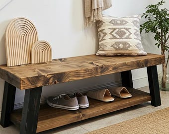 Shoe storage boot rack handmade storage with shelving
