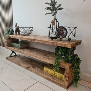 TV stand and media console table handmade