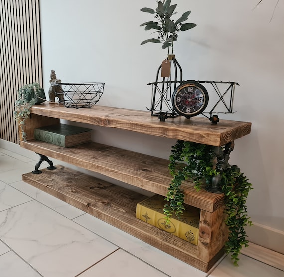 TV Stand and Media Console Table Handmade Etsy