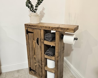 Bathroom cupboard storage handmade
