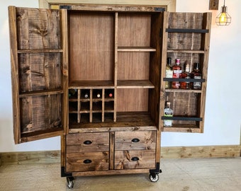 Industrial drinks cabinet