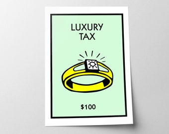 Personalised Board game Monopoly inspired street art print, New home decor, Wall gallery, House warming, Road print poster Framed/Unframed