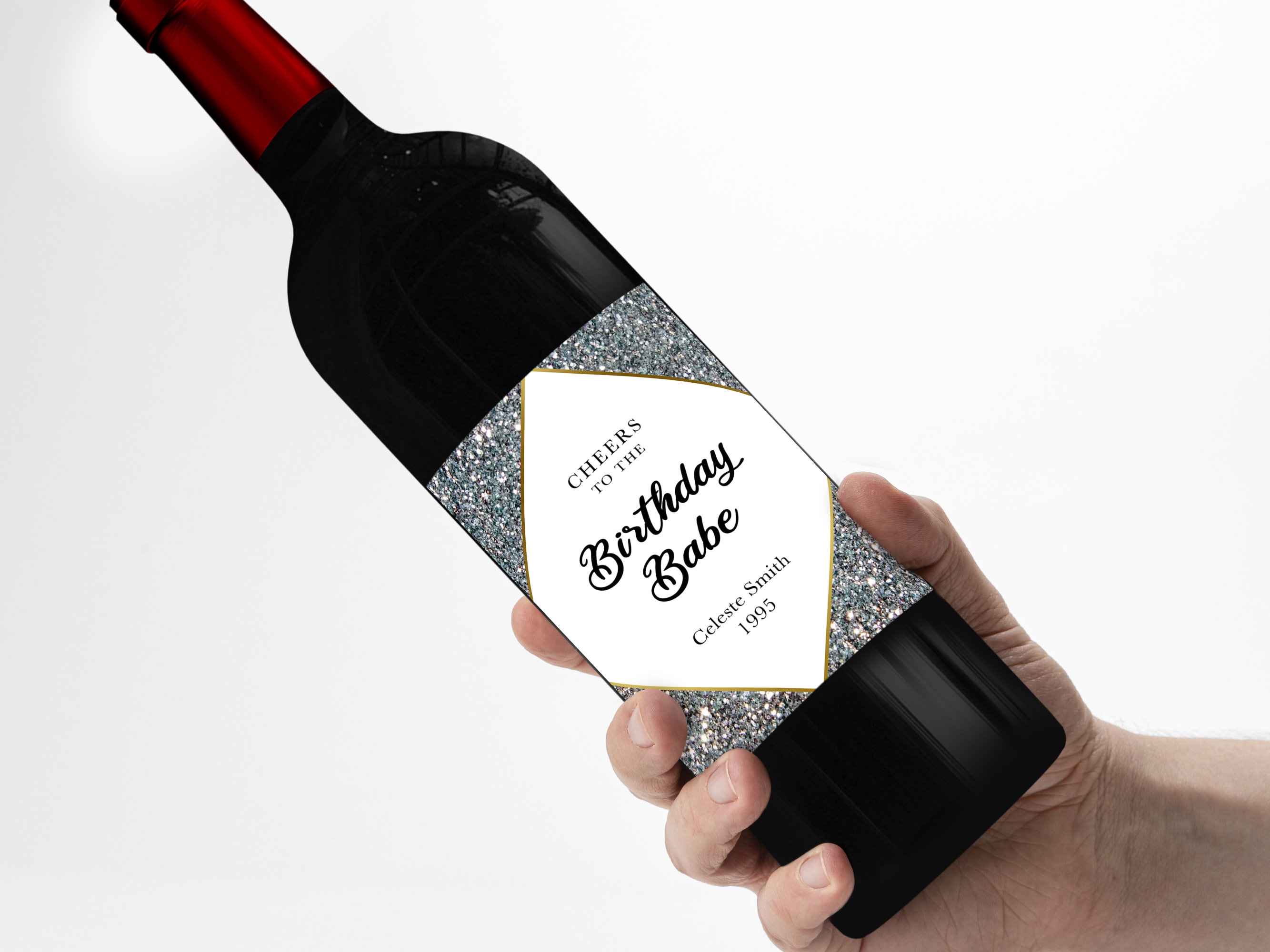 Etichetta Vino Compleanno Etichetta Bottiglia Vino Compleanno GRAVURZEILE - Personalizzata, Adesiva, Resistente - Regalo Originale Per Appassionati Di Vino Regalo Compleanno Vino - Foto 8