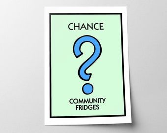 Personalised Board game Monopoly inspired street art print, New home decor, Wall gallery, House warming, Road print poster Framed/Unframed