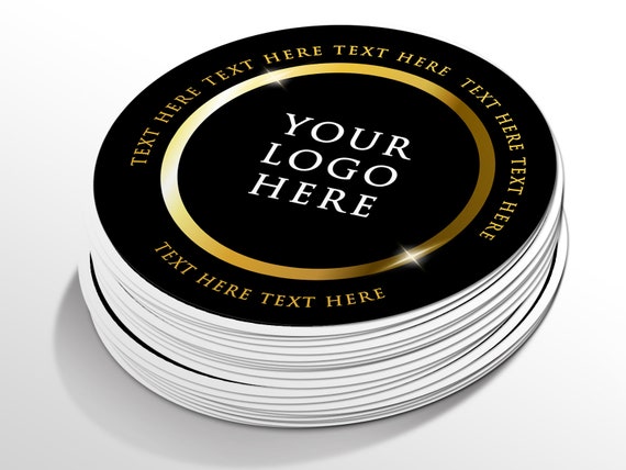 Personalisierte Runde Aufkleber – Individuelle Logo-Business-Etiketten Glänzend Oder Matt