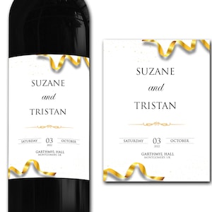 Etiqueta de botella de vino personalizada 21/30/40/50 celebración ideal/aniversario/cumpleaños/regalo de boda etiqueta adhesiva de botella personalizada