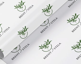 Gepersonaliseerde cadeauverpakking voor koppels, op maat gemaakt inpakpapier, jubileumcadeau, fotorol ecopapier, koppelcadeau, verlovingscadeau