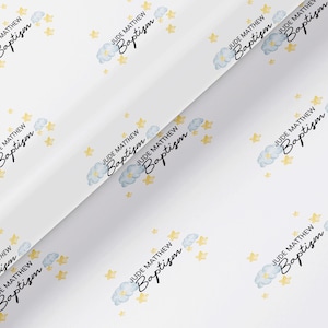 Carta da regalo personalizzata per battesimo, carta da regalo personalizzata, carta da regalo, carta da regalo per neonati, carta ecologica per rotoli fotografici, carta da regalo per bambini