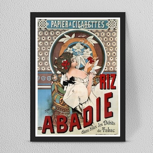 Zigarettenwerbung Poster - Vintage Wohnkultur Wandkunst - Gerahmt/Ungerahmt - Mehrere Größen verfügbar e34