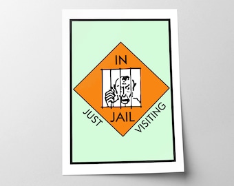 Personalised Board game Monopoly inspired street art print, New home decor, Wall gallery, House warming, Road print poster Framed/Unframed