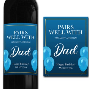 Étiquette de bouteille de vin personnalisée 21e/30e/40e/50e idéal célébration/anniversaire/anniversaire/cadeau de mariage autocollant d'étiquette de bouteille personnalisée