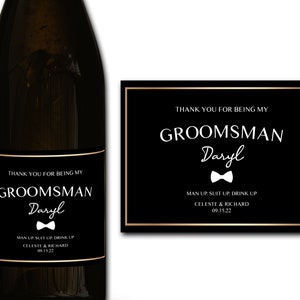 Étiquette personnalisée de bouteille de champagne/prosecco 21e/30e/40e/50e idéal/anniversaire/anniversaire/cadeau de mariage autocollant d'étiquette personnalisée