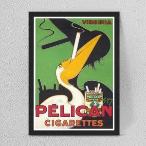Zigarettenwerbung Poster Druck - Vintage Wohnkultur Wandkunst - Gerahmt/Ungerahmt - Mehrere Größen verfügbar d44