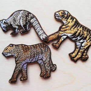 VINTAGE EMBROIDERED Animal Patches - Made in Germany - Vintage Mint Condition