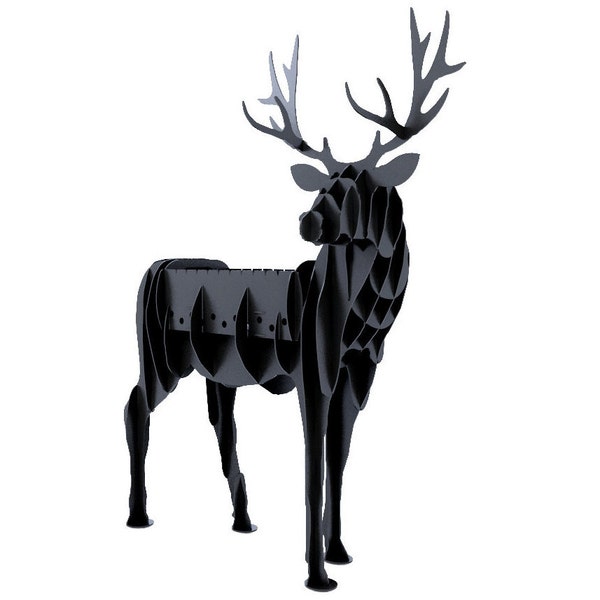 DEER BBQ cnc animal templates, flower stand, cnc laser and plasma cutting plan, dxf file