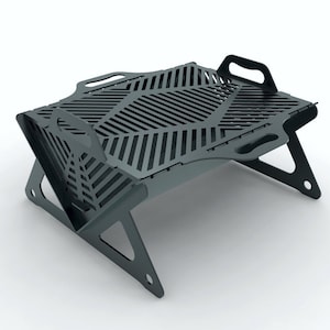 Plano plegable de Fire Pit dxf, barbacoa portátil, Mangal, plan de barbacoa DIY