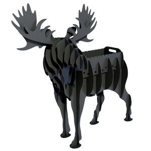 MOOSE BBQ cnc animal templates, flower stand, cnc laser and plasma cutting plan, dxf file