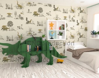 dinosaur twin bed frame