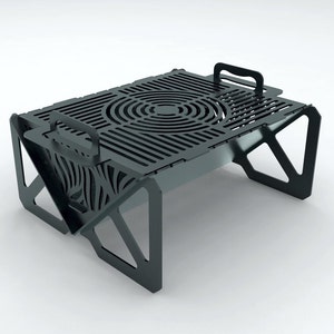 Plan Fire Pit dxf, barbacoa plegable, barbacoa portátil, plantilla para corte láser, diy de pozo de incendios de archivos CNC