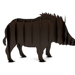 BOAR garden decoration, cnc laser and plasma cutting plan, dxf file