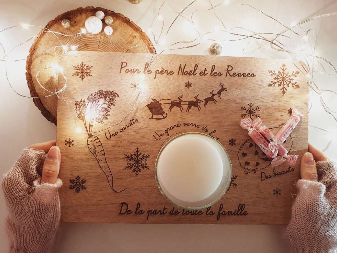 Plateau Du Père Noël à Personnaliser