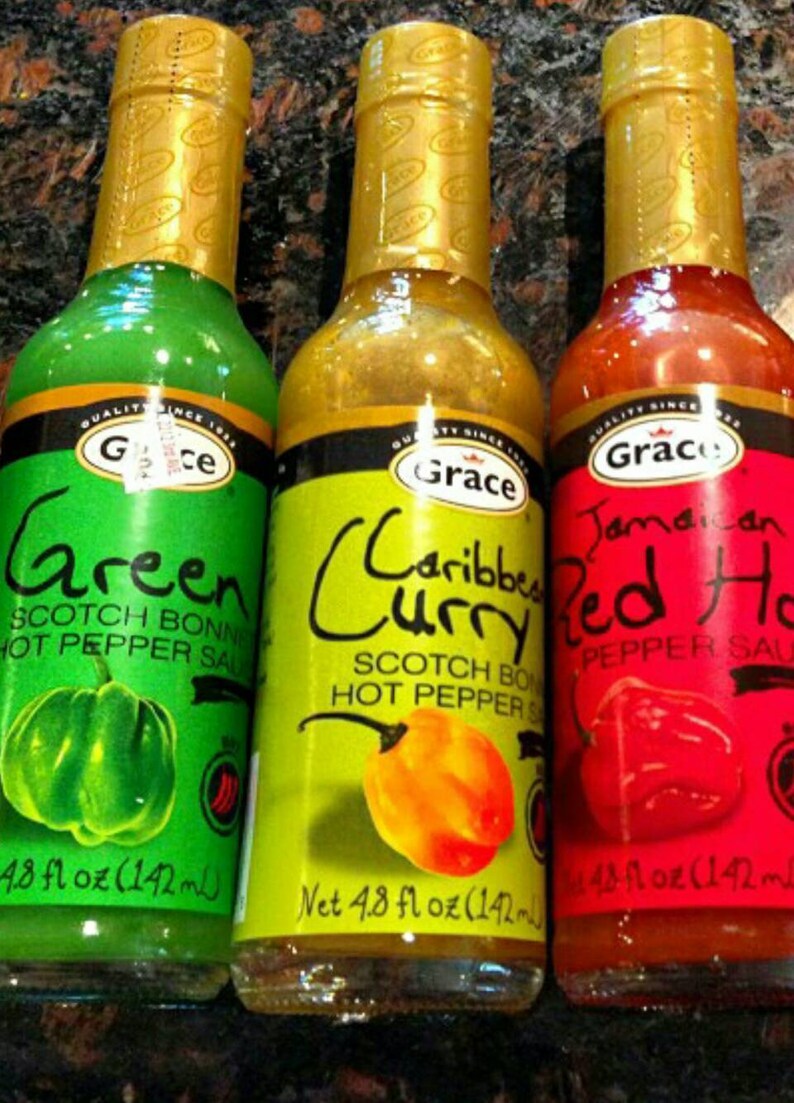 Grace Jamaican paper sauce come with favor like Caribbean Etsy