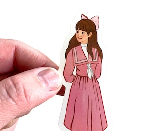 Samantha Parkington 4" Vinyl Sticker | American Girl, Samantha book series, 90s Nostalgia