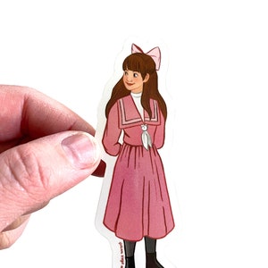 Samantha Parkington 4" Vinyl Sticker | American Girl, Samantha Buchreihe, 90er Jahre Nostalgie