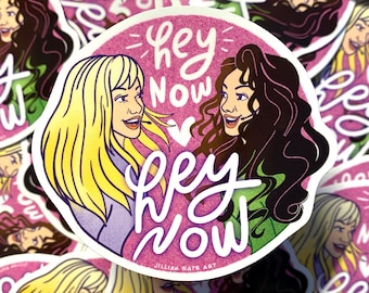 What Dreams Are Made Of 3" Vinyl Sticker | Lizzie Duet with Isabella | Hey Now, Hey Now