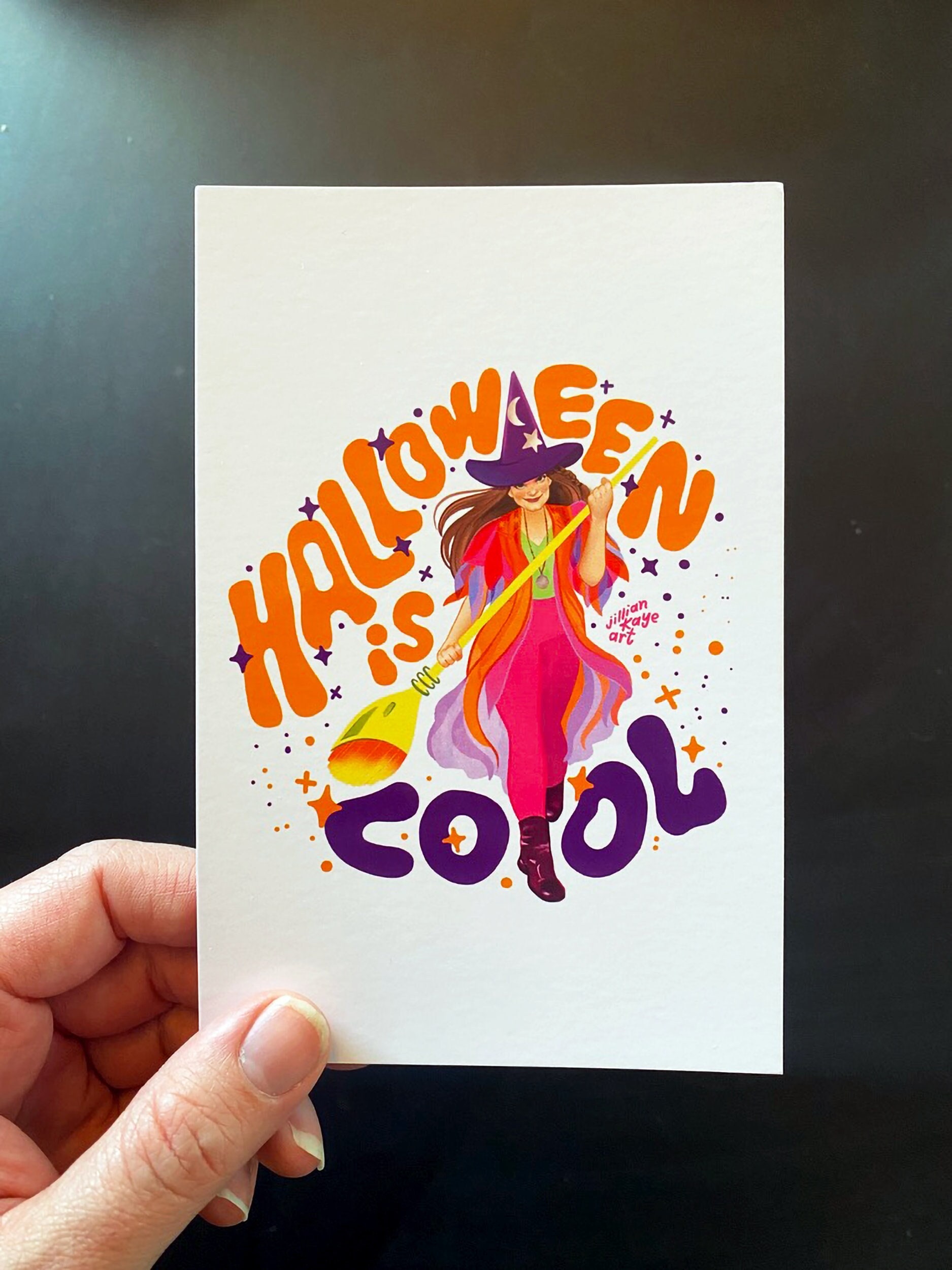 Halloween Is Cool 4x6 Postcard | Halloweentown, Marnie DCOM 90s Stationery