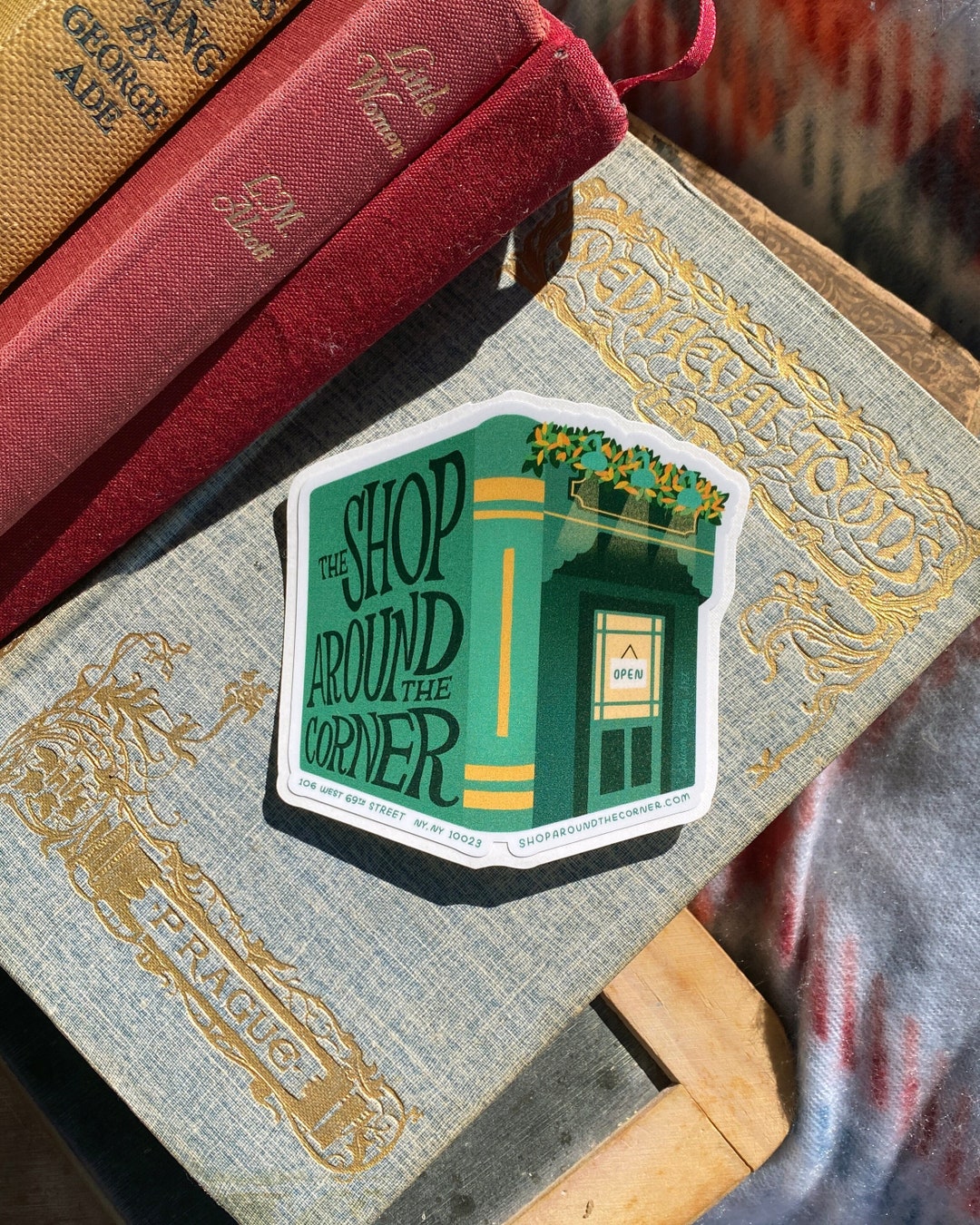 Shop Around the Corner 3" Vinyl Sticker | You've Got Mail, Kathleen ...