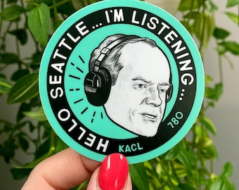 Frasier Crane - Adesivo da 3" / Vinile del Dr. Frasier Crane Show, adesivo resistente alle intemperie