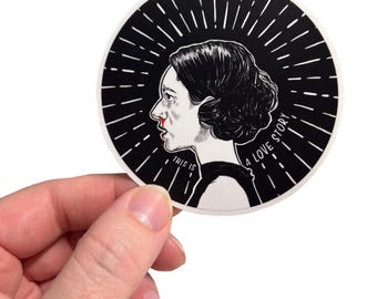 Fleabag 3" vinylsticker | Dit is een liefdesverhaal