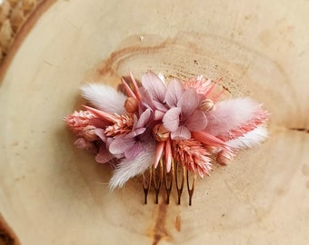 Dried flower comb