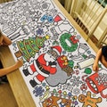 GIANT 6 ft. Christmas Coloring Banner or Tablecloth