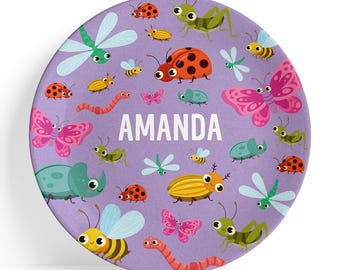 Personalized Bug Plate: Microwave Safe