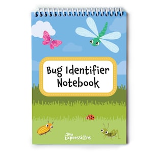 Bug Identifier Notepad | Insect Tracker for Nature Lovers & Outdoor Explorers | Screen Free Activity for Kids