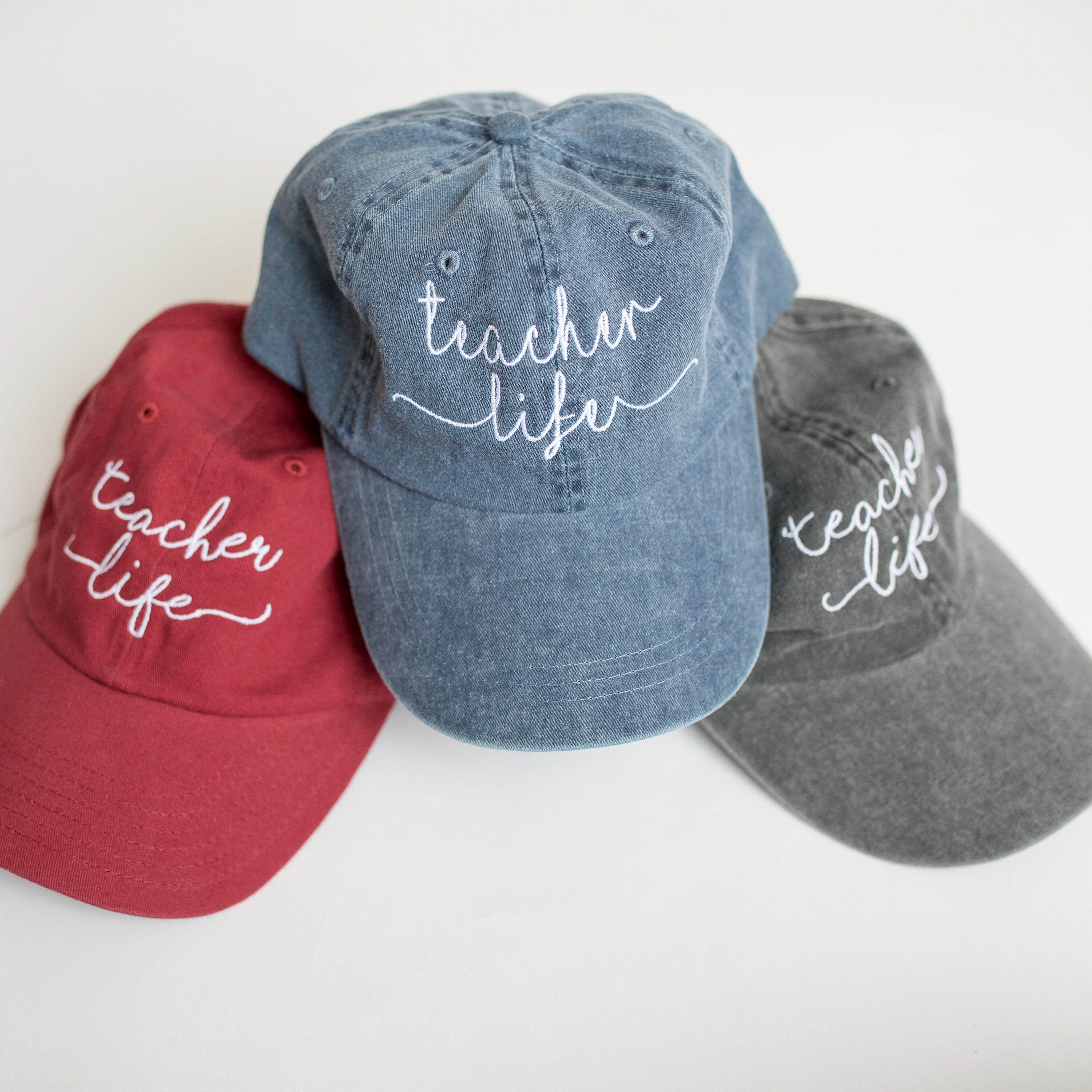 Teacher Hat Teacher Life Baseball Hat Gifts fro Teachers Etsy