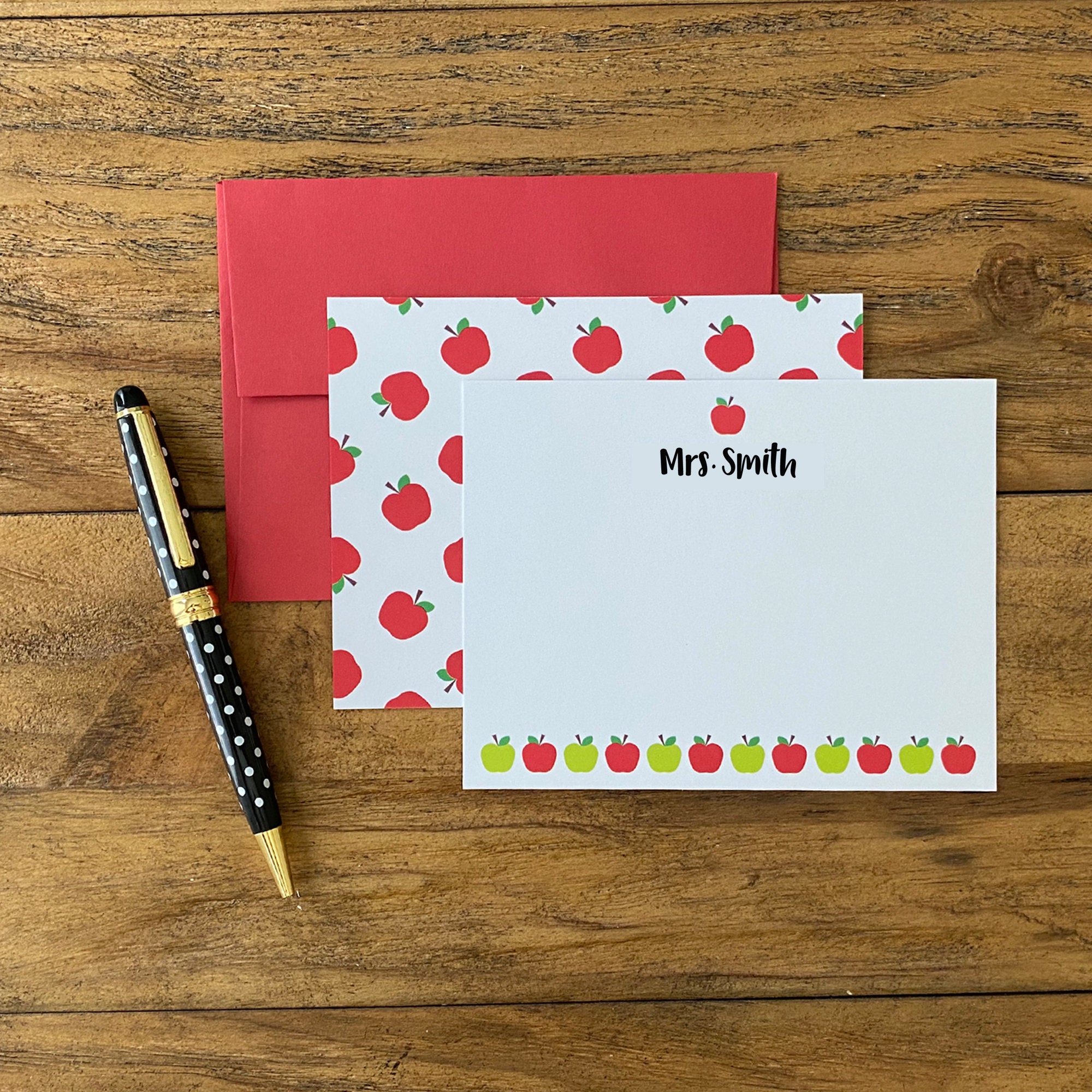 Personalized Teacher Stationery Stationary for School Staff Etsy