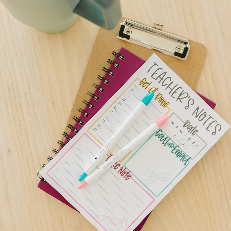 Teacher notepad must-have for teachers.