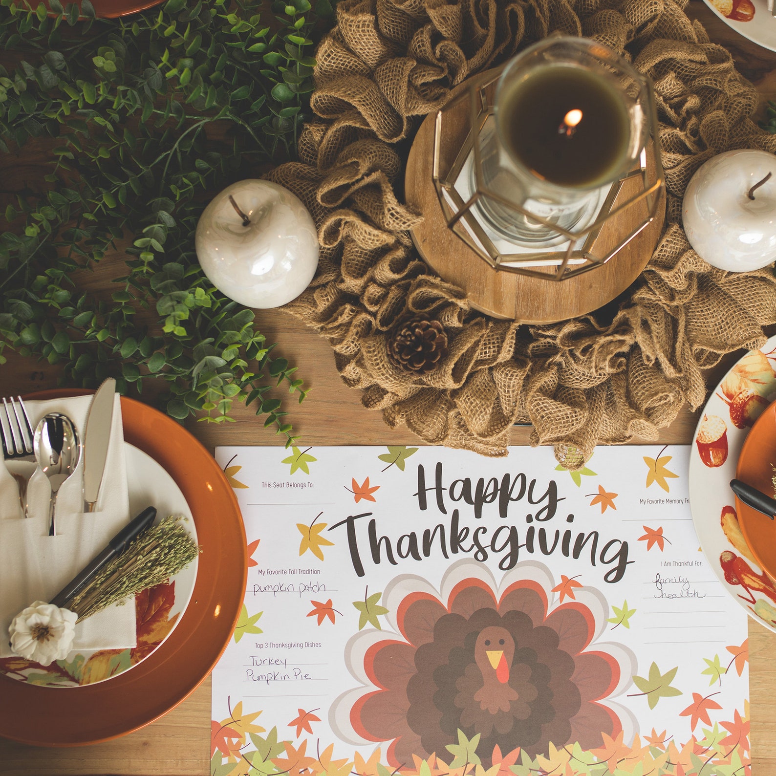 Thanksgiving fiddles and trimmings