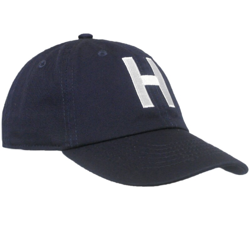 Toddler Baseball Hat Monogrammed Boy Initial Baseball Hat Etsy