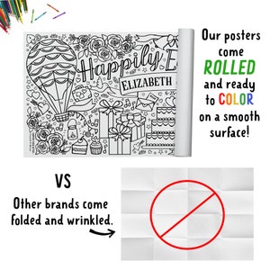 GIANT 6 ft. Wedding Coloring Banner: Bridal Shower Activity image 6