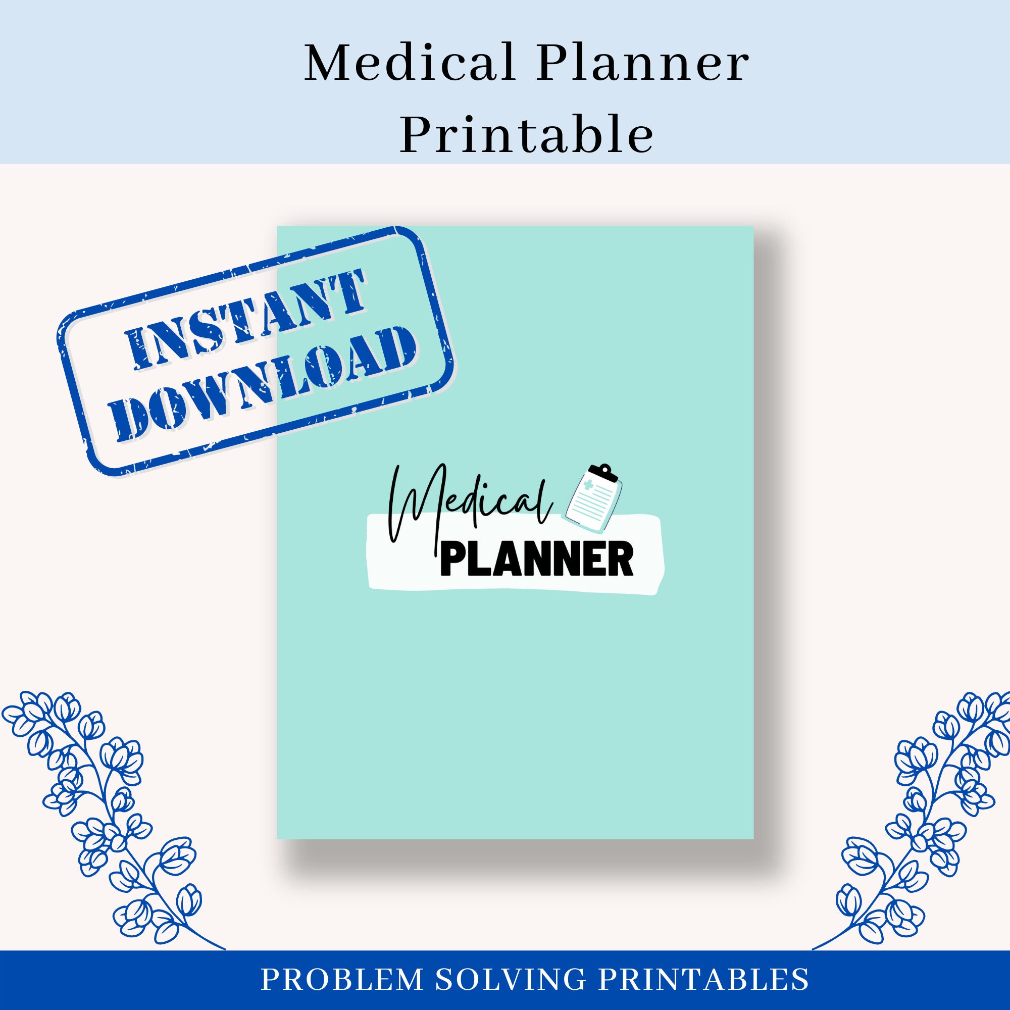 Medical Binder Records Printable Medical Planner Medical History Health ...