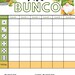 Fall Themed Bunco Score Card Sheets Pad Printable Autumn Bunko - Etsy