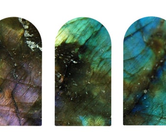 Labradorite nail decals