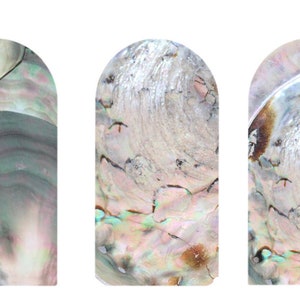 Naklejki na paznokcie z masy perłowej