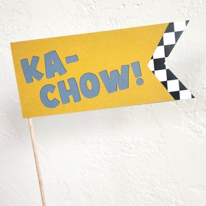 Ka-Chow! Pennant Flag: Radiator Springs Party Decoration
